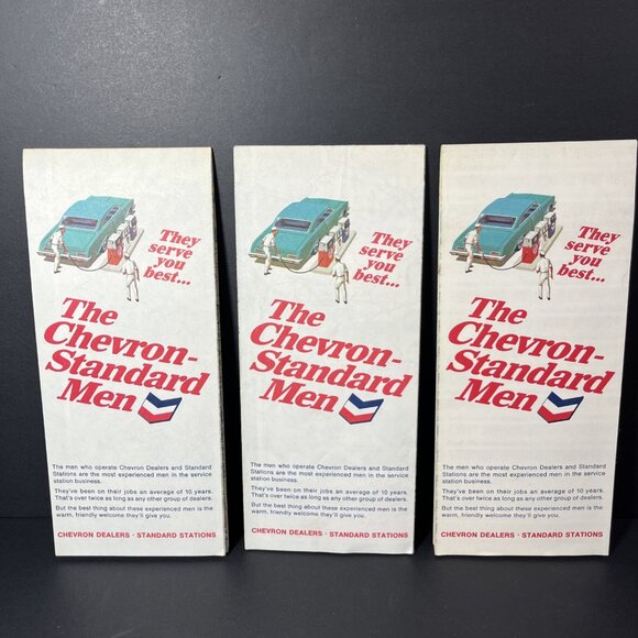 VTG. 1968 Lot Of 3 Chevron Maps Califorina, Orange County, San Francisco USA - Picture 2 of 14